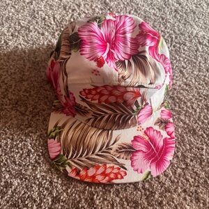 Floral Print Cap